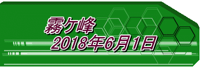 霧ケ峰  2018年6月1日